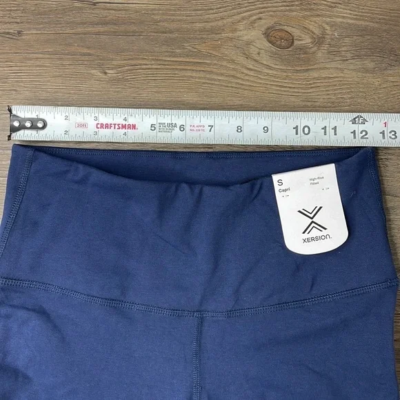 NWT Xersion Women’s Navy Blue Capri Legging, size small - Picture 5 of 9